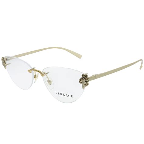 versace womens glasses 2017|Versace rimless eyeglasses for women.